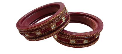 "Nari Nakhre Designer Kada/Bangles Set – Traditional Elegance (Set of 6)"