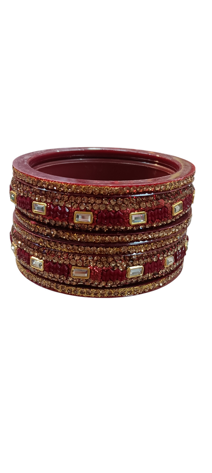 "Nari Nakhre Designer Kada/Bangles Set – Traditional Elegance (Set of 6)"